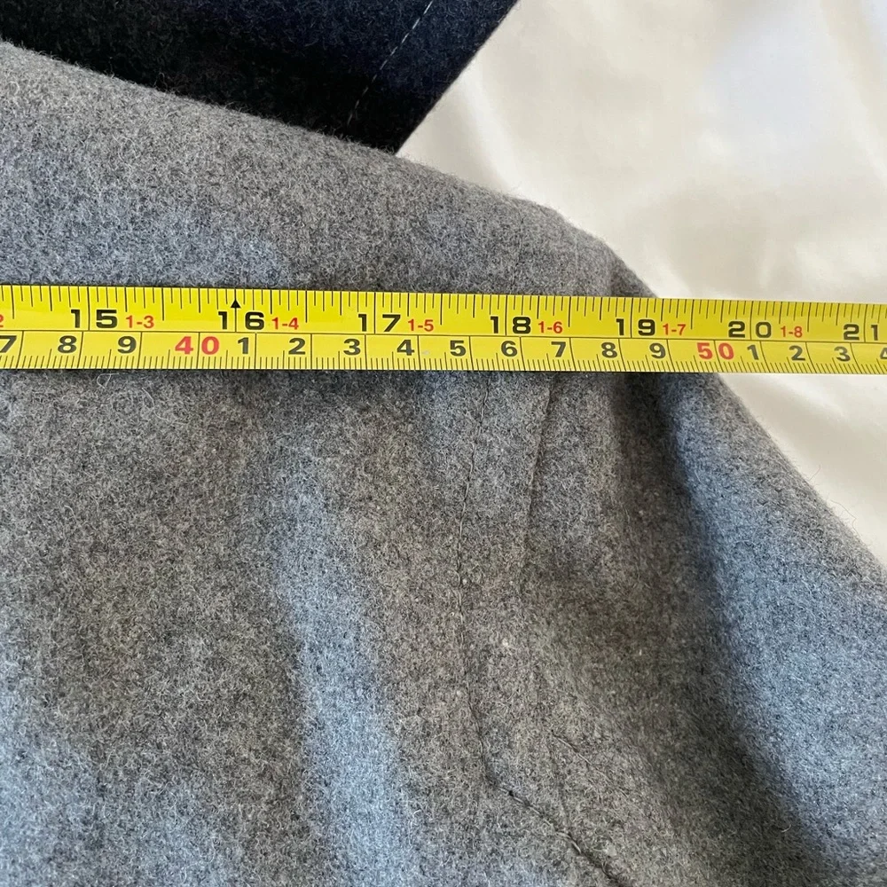 MICHAEL Michael Kors Men’s Gray Wool Blend Double Breast Peacoat